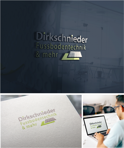 Logo-Design für Fussbodentechnik/Bodenleger/Handwerker