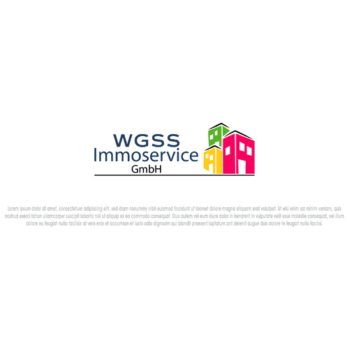  Logo-Design WGSS Immoservice GmbH (Handwerk, Facilitydienstleistungen, Immobilien)