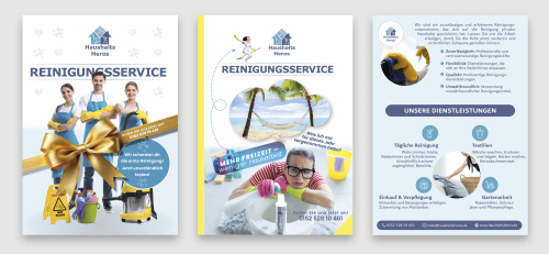 Flyer für Reinigungsdienstleister