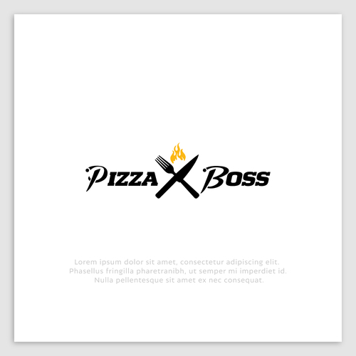  Logo für Lieferung vom Pizza und andrer Speisen