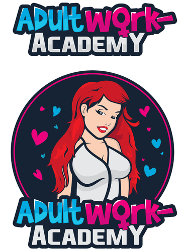 Comic Design Logo für Adultwork-Academy