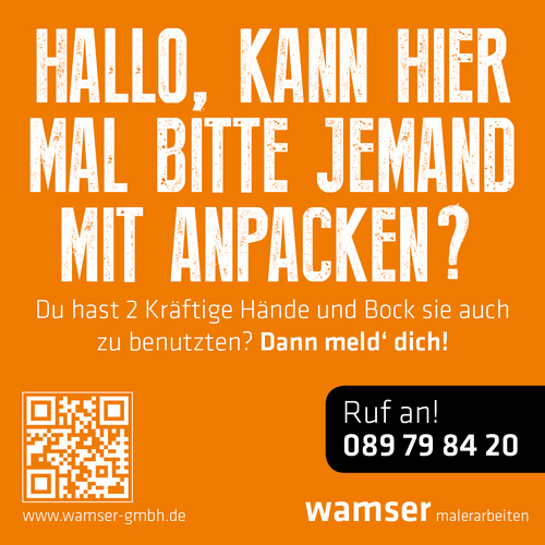 Plakate für ein Malereibetreib