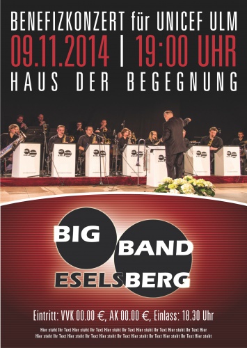 Big Band möchte Konzertplakat erstellen lassen