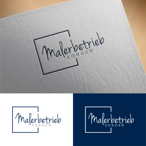  Logo-Design für einen Malerbetrieb