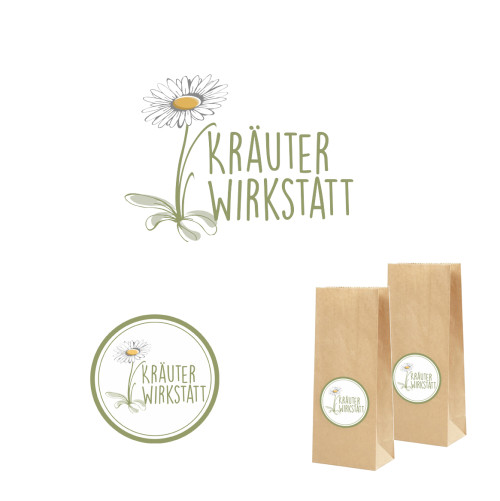  Logo-Design für Kräuterinteressierte