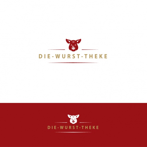 Logo-Design für www.die-wurst-theke.de und Werkaufswagen