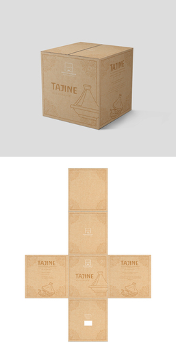 Verpackungsdesign für Tajine