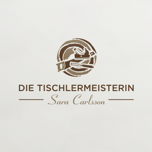 individuelles, besonderes Logo-Design für Die Tischlermeisterin