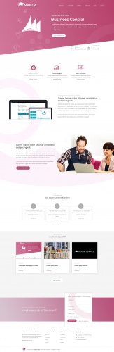 Webdesign für Vertrieb und Verkauf von Microsoft Produkten im Firmenbereich