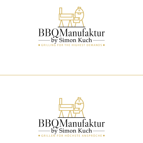  Logo-Design für hochwertige Grillevents, Grillkurse, Grillcatering