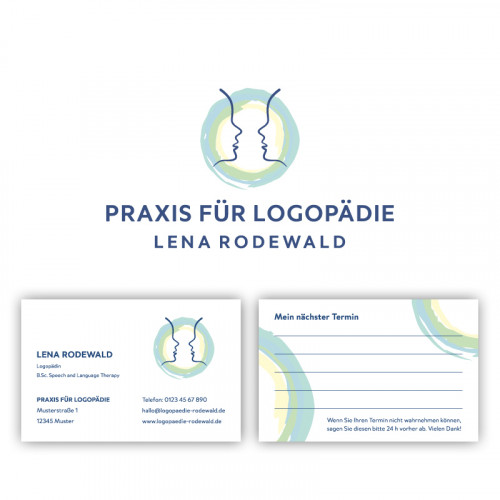 Logo & Visitenkarte für Logopädie