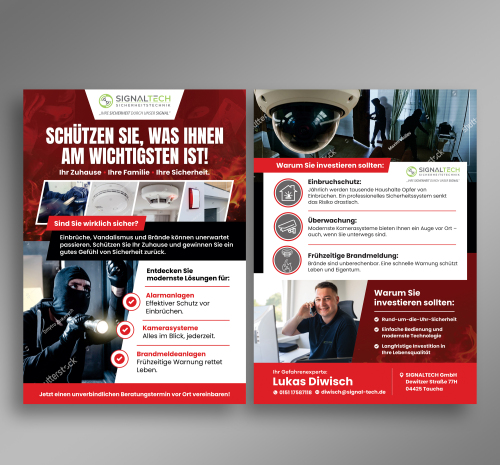  Flyer für Sicherheitsfirma