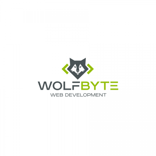 Logo-Design mit Wolfspfote für Webentwickler