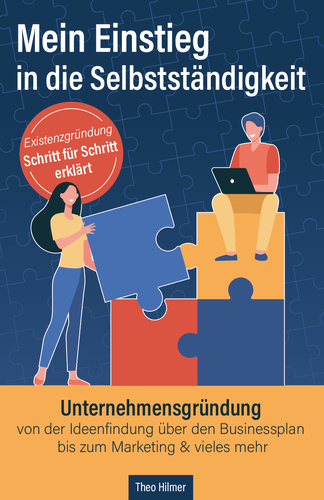 Buch-/E-Book-Cover für Vertrieb von Büchern, die das Thema Selbstständigkeit behandeln