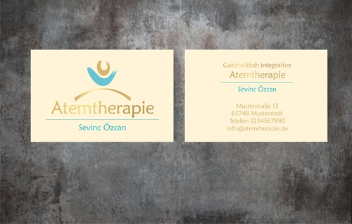  Logo & Visitenkarte für Atemtherapie