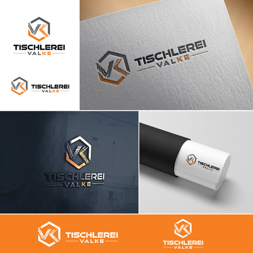  Logo-Design für Tischlerei