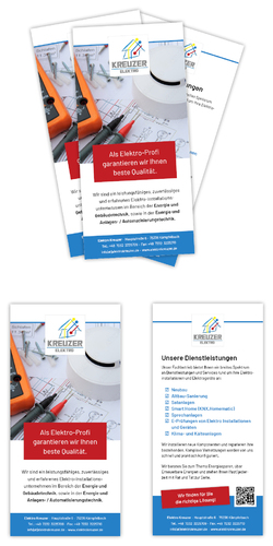 Flyer-Design für Handwerksunternehemen