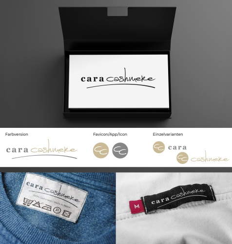 Logo-Design für hochwertige Cashmere Produkte aus Nepal